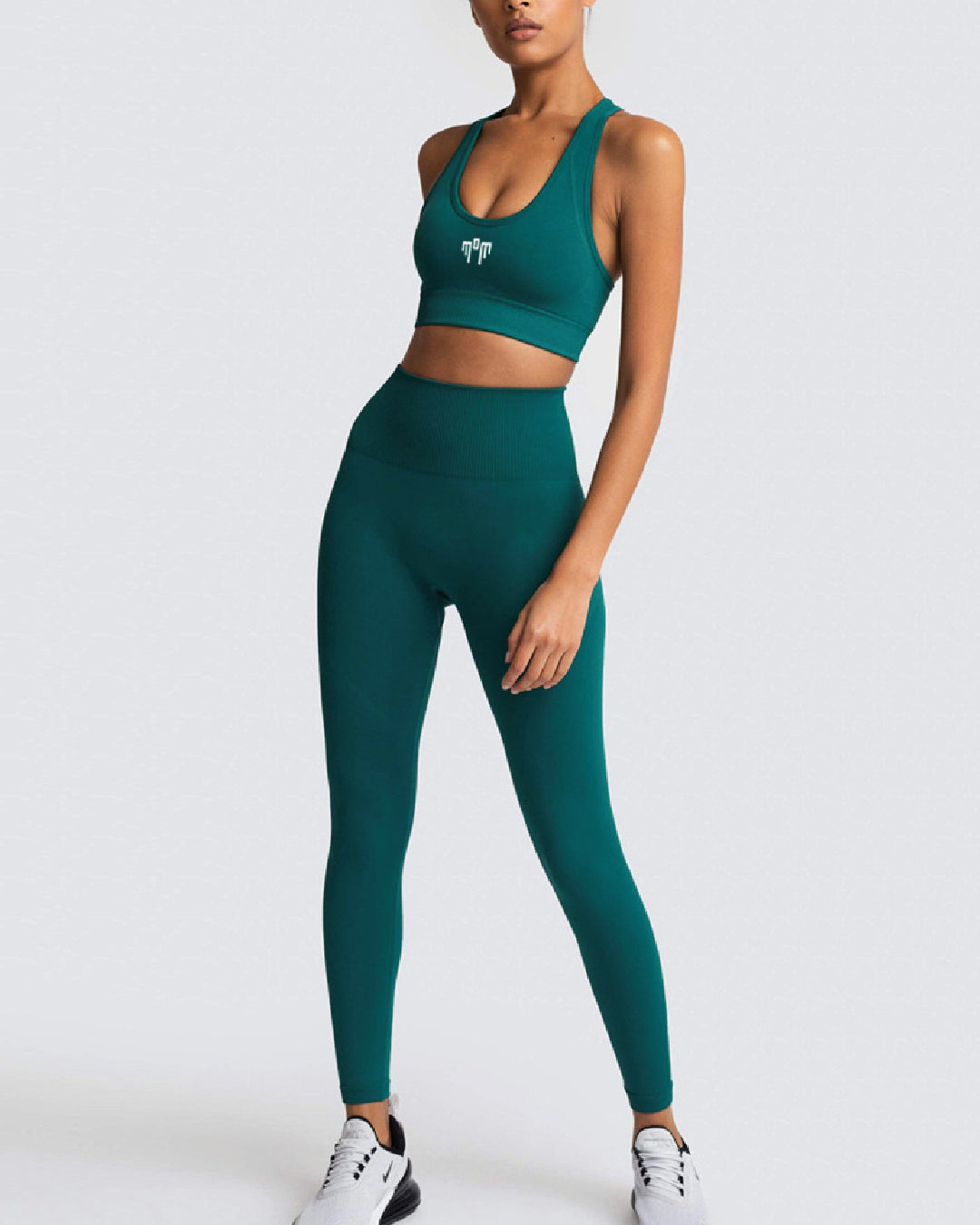 Morgan Tights - Green - L  Outfits with leggings, Skin tight leggings, Girls  in leggings