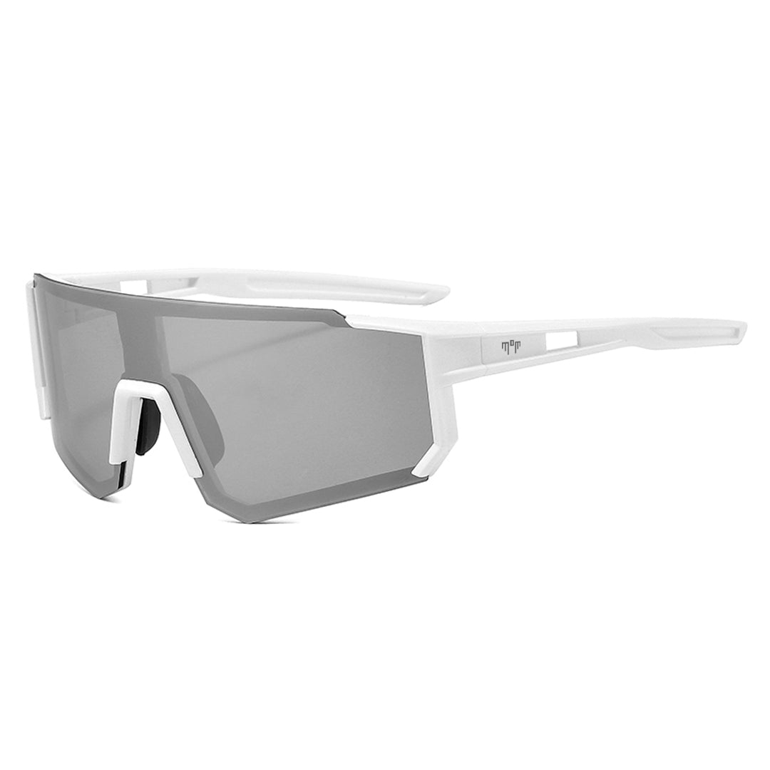 Polarized White/Silver Sport Sunglasses