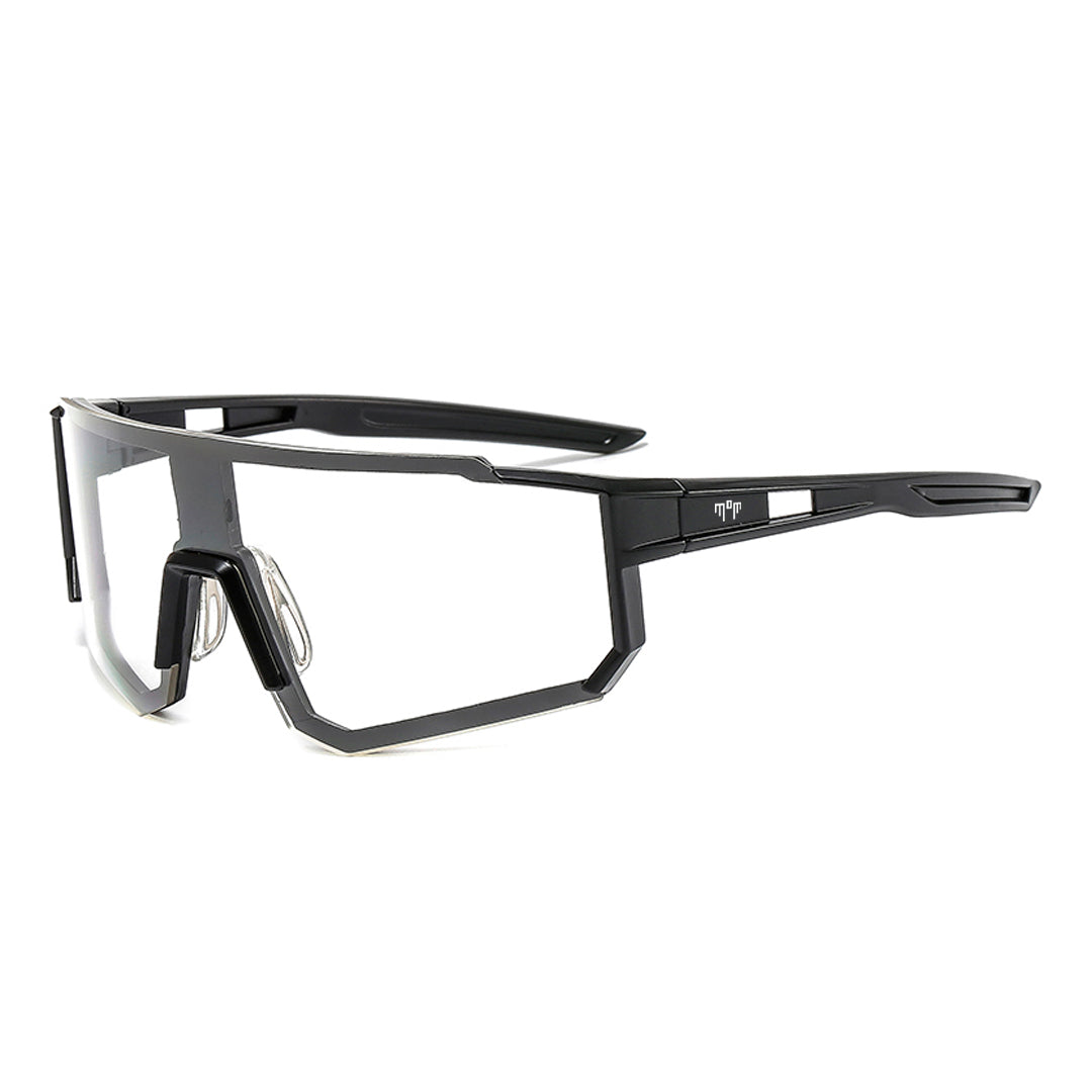 Polarized Black/Transparent Sport Sunglasses