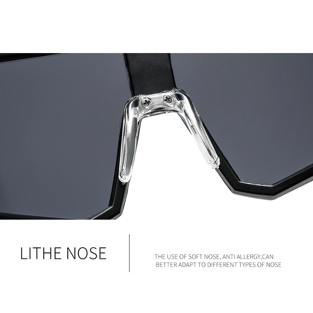 Polarized Black/Gray Sport Sunglasses