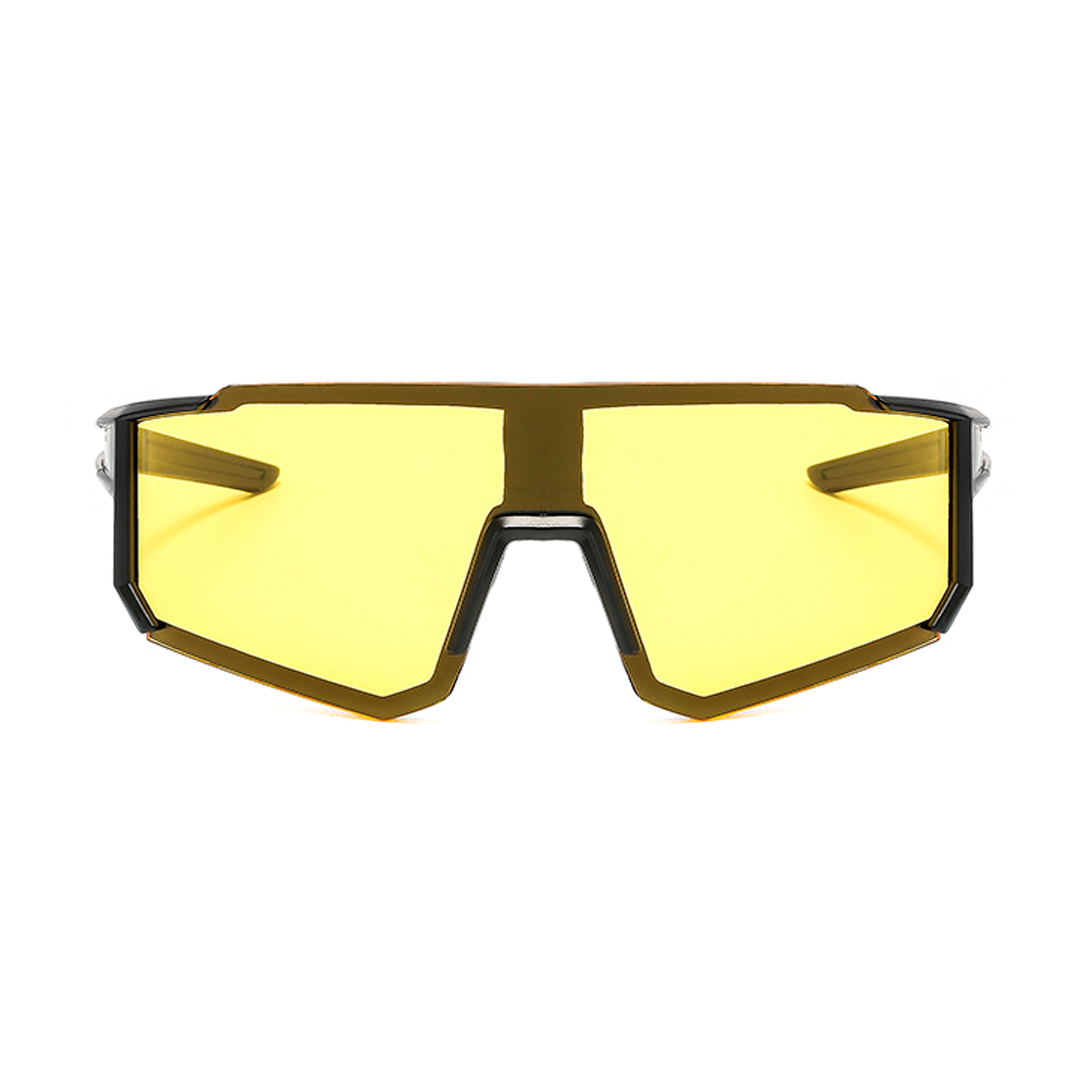 Polarized Black/Yellow Sport Sunglasses